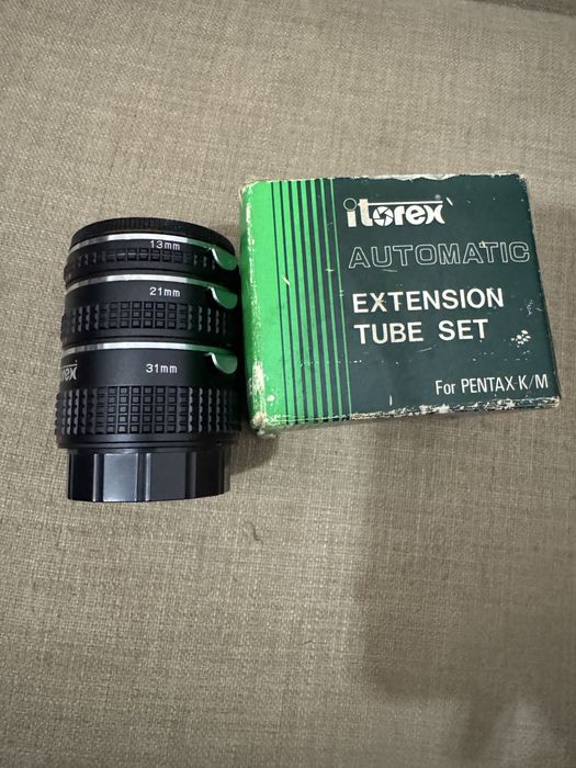 Extension tube set iTorex para Pentax K/M