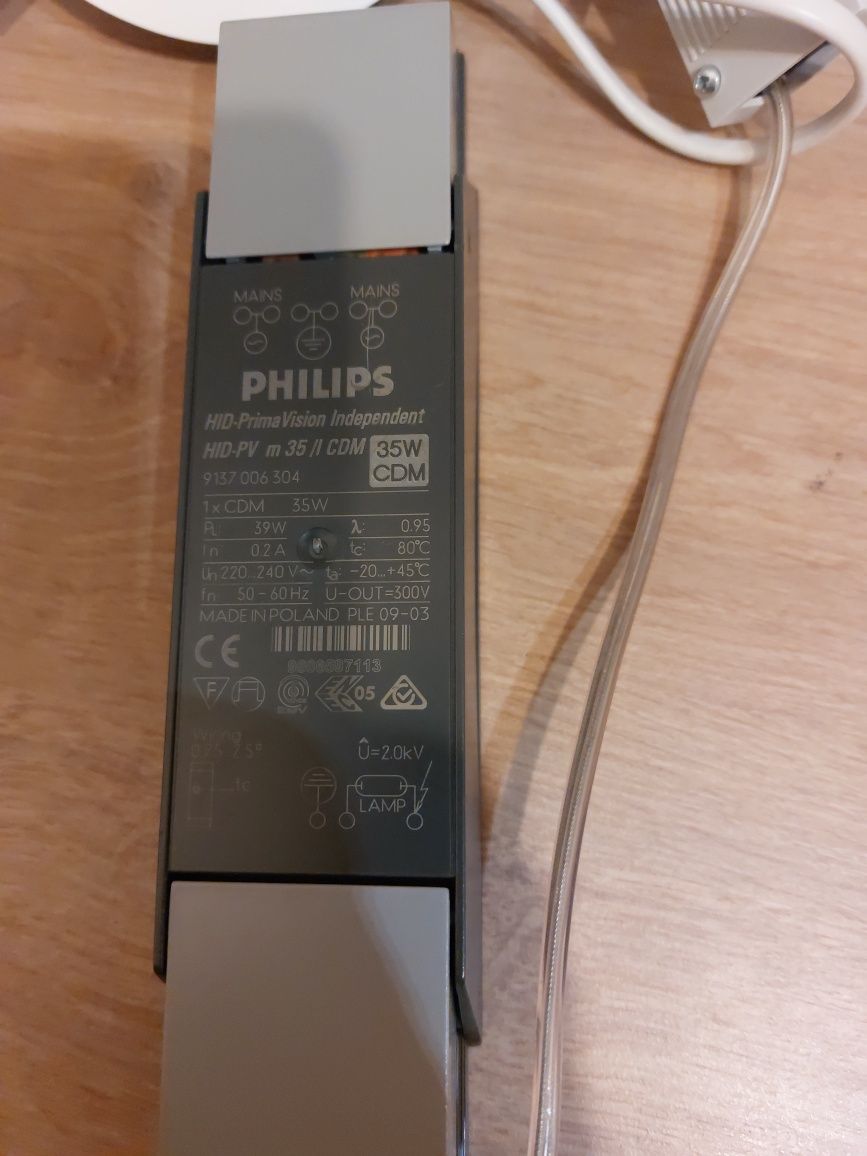 lampy halogenowe Phlips 35W 2szt.z transformatorem żarówką
