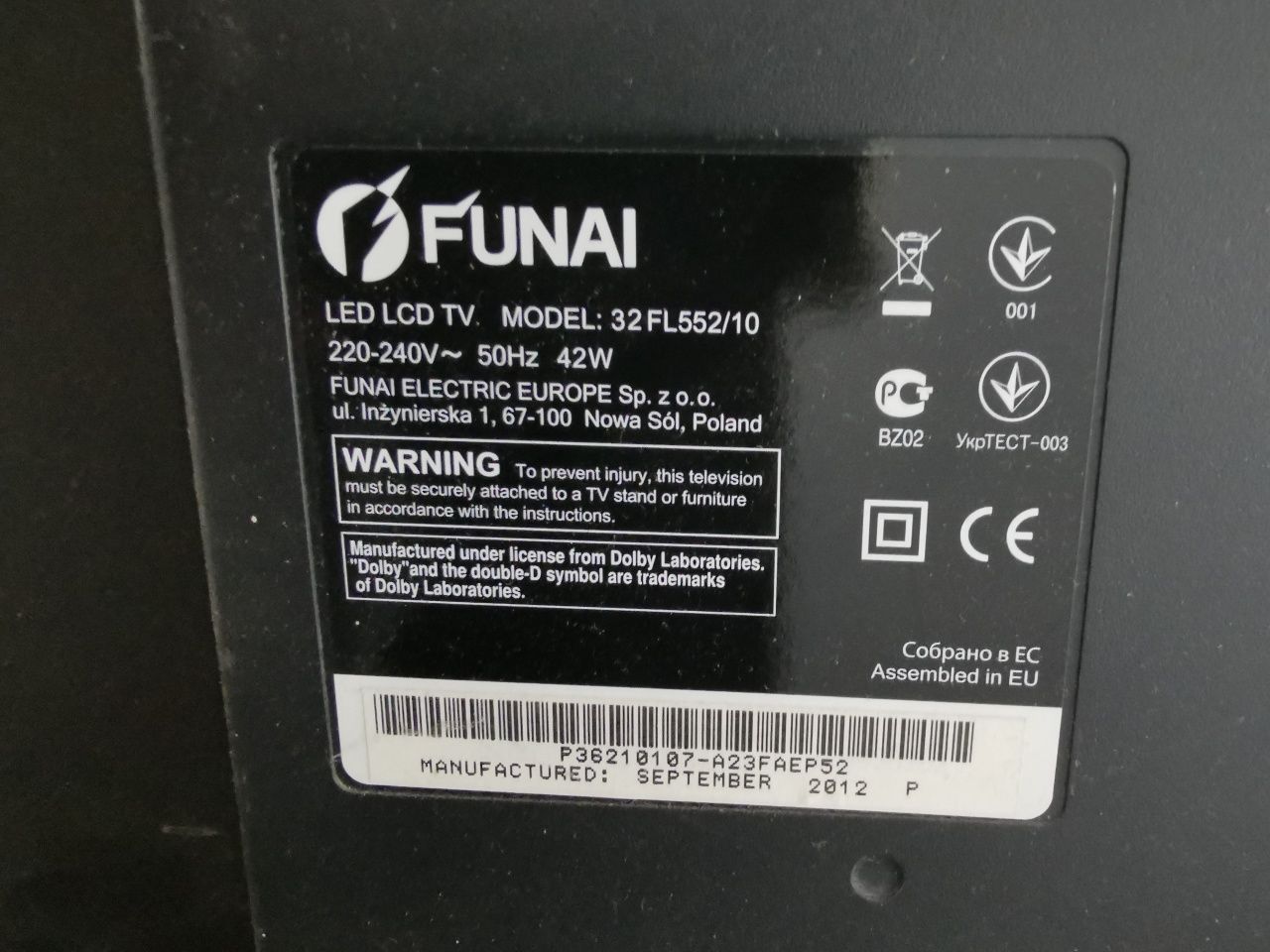 Telewizor Funai 32 całe sprawny