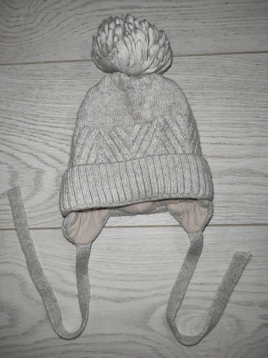 Шапка дитяча на зав'язках зимова
