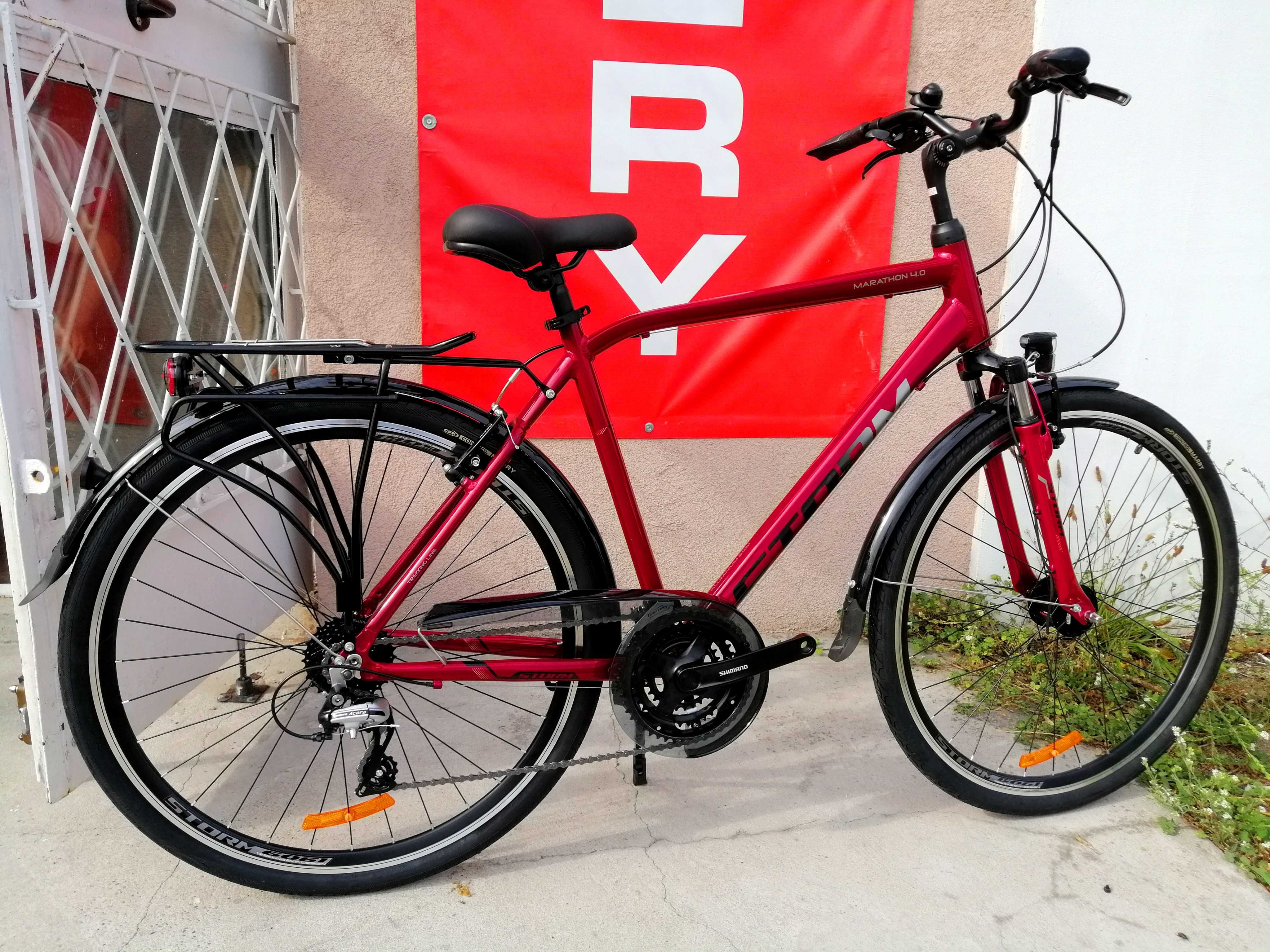 NOWY STORM MARATHON 4.0 Man R. 21" Koła 28 Shimano Acera Trekkingowy!