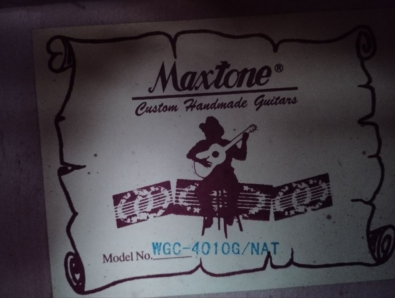 Акустическая гитара MAXTONE WGC4010