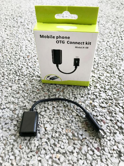 Cabo adaptador OTG Micro USB para USB - Novo