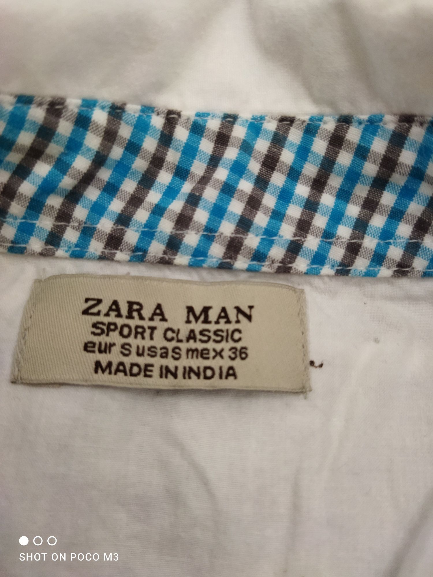 Zara męska koszulka polo szary t-shirt S