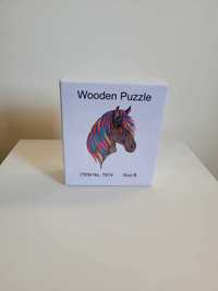 Puzzle 3D Drewniane Układanka dla dzieci i dorosłych - Koń