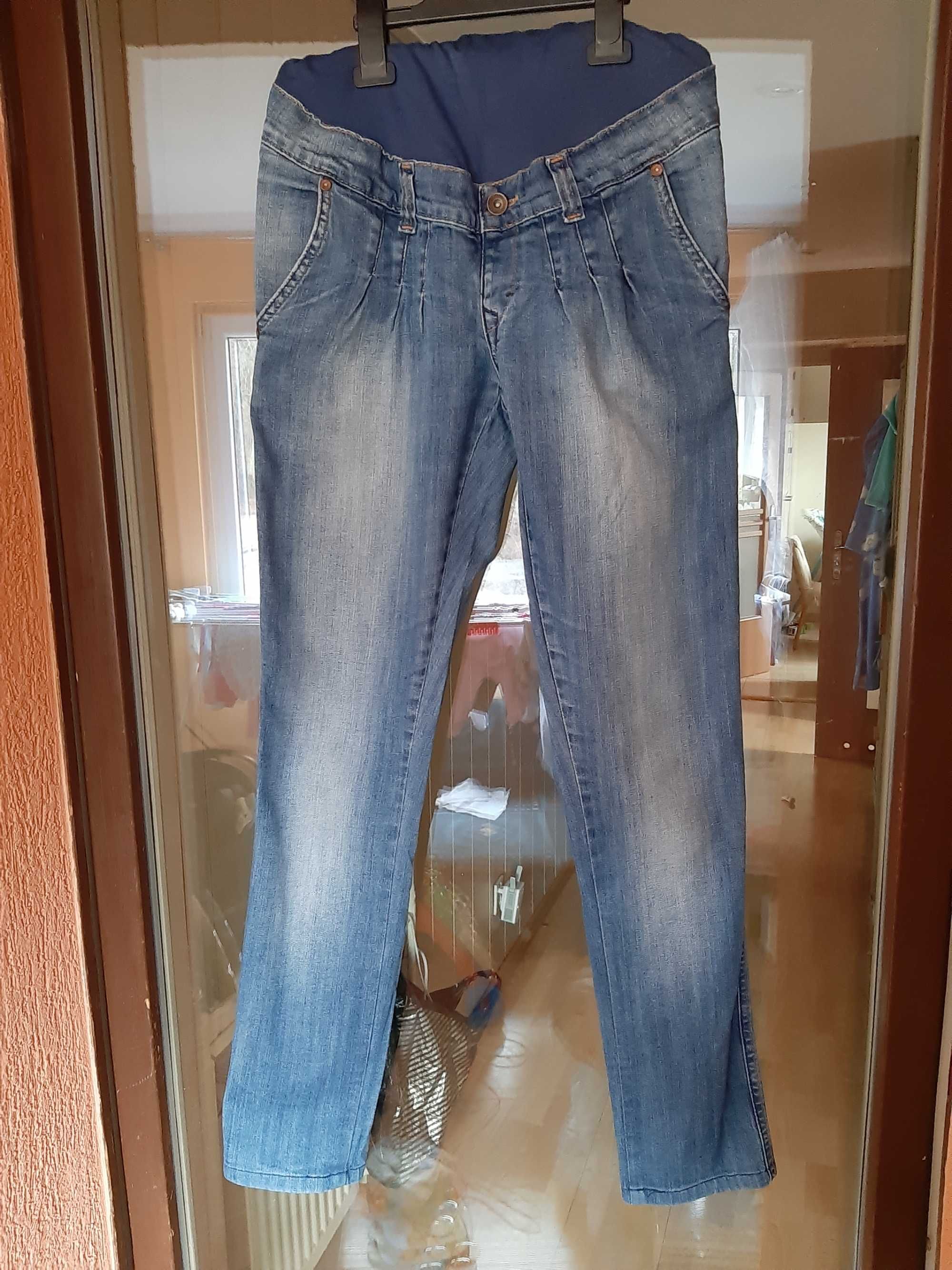 Happymum S spodnie ciążowe z lekkiego jeansu