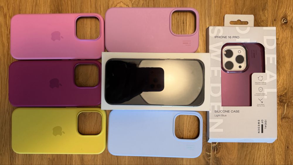 iPhone 16 Pro 128GB ! Idealny ! White Titanium | Dużo case w zestawie