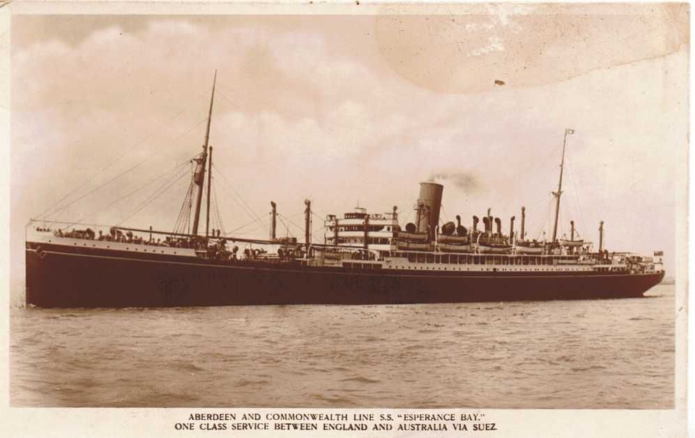 6 Postais antigos de navios - 1930/40 - RESRVADOS