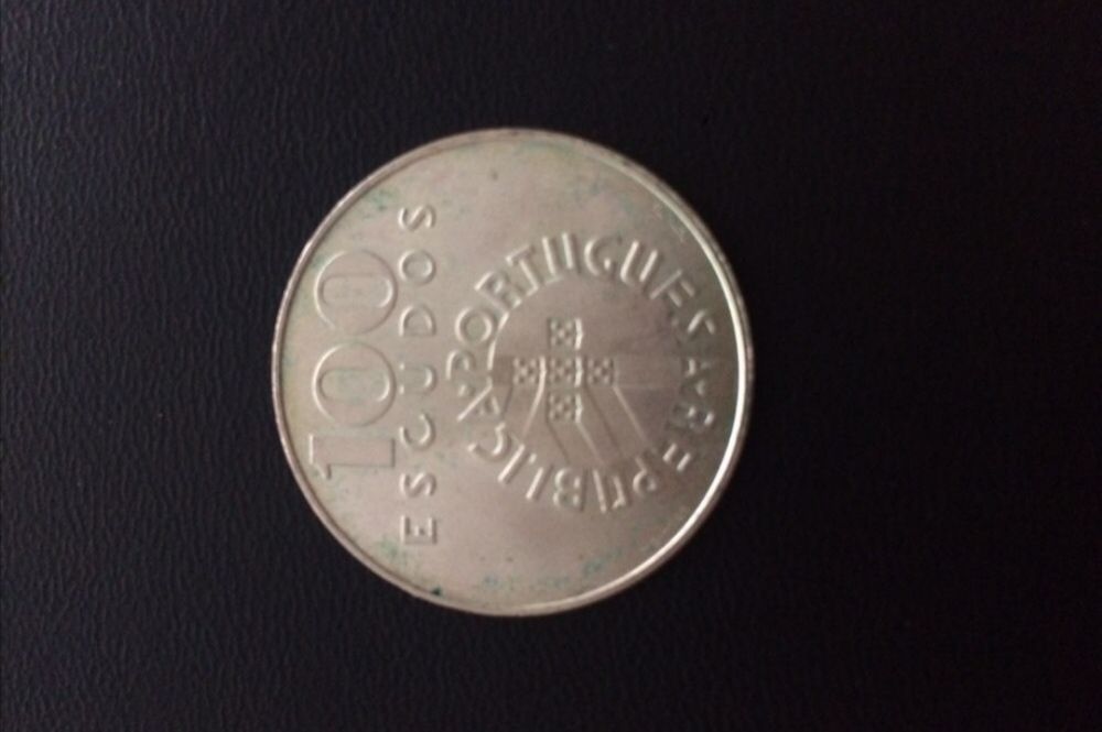 Moeda prata 100 escudos - 25 abril