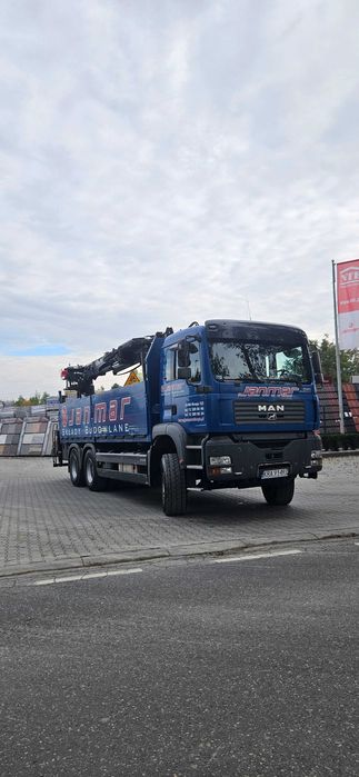 MAN TGA 26.430 + Hiab 185K skrzyniowy 6x4