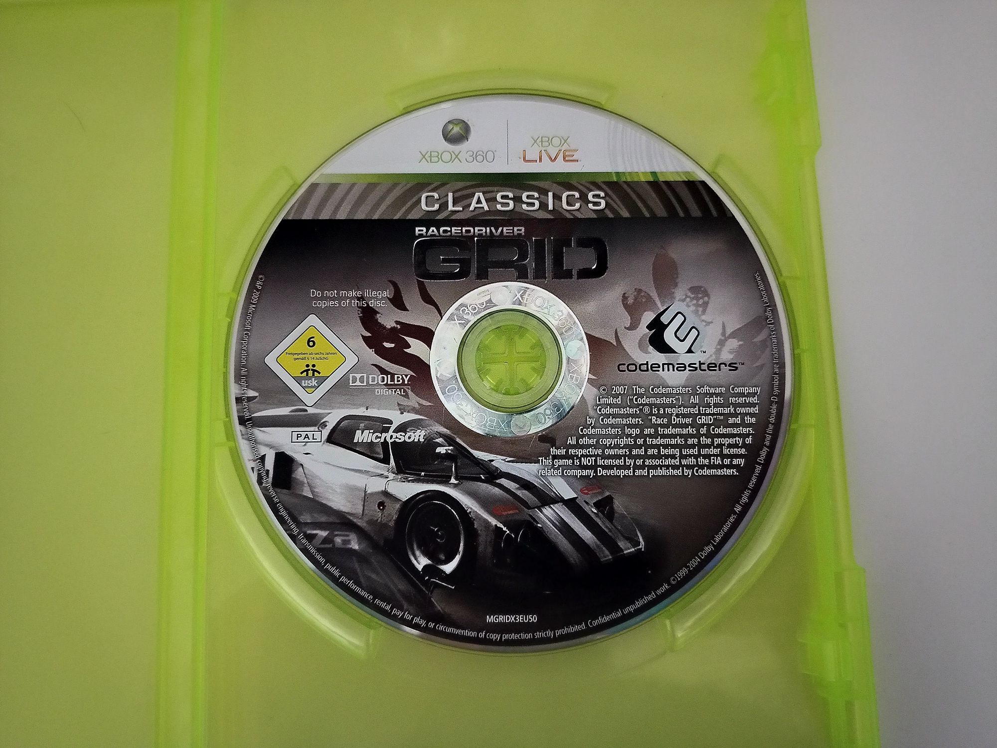Gra Xbox 360 Grid Racedriver