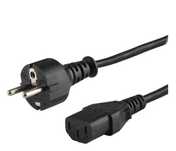 KABEL ZASILAJĄCY 230V do komputera telewizora 3PIN 1,80cm