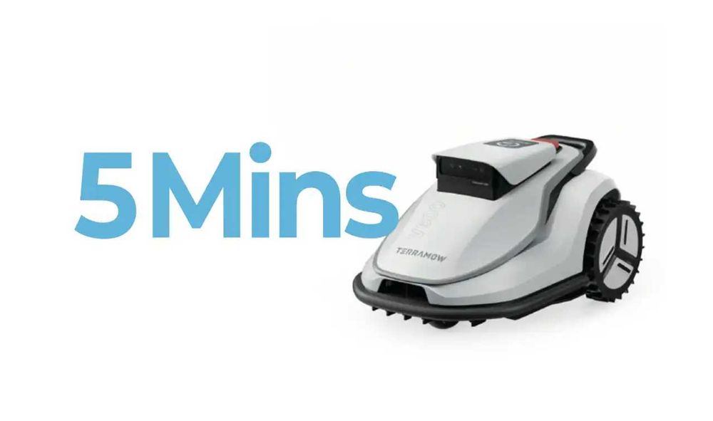 Robot koszący TerraMow V1000 bez kabli, bez GPS, bez RTK, AI 3 lata GW