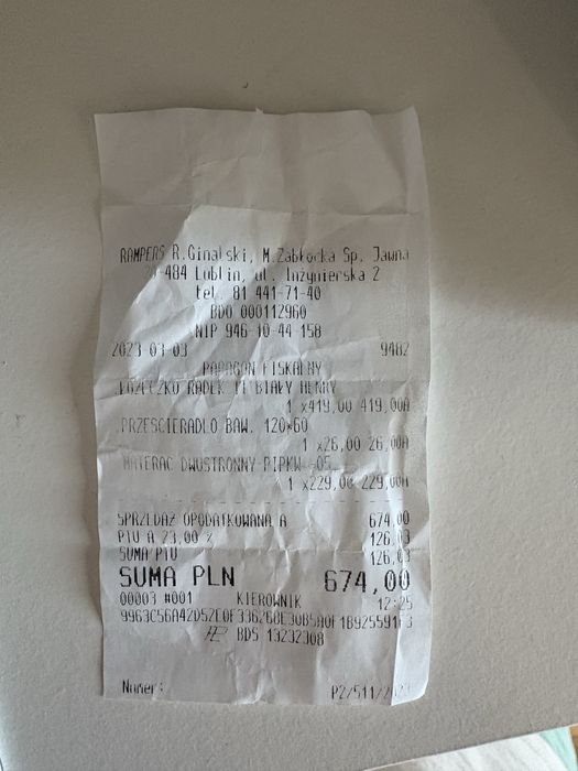 Łóżeczko dziecięce