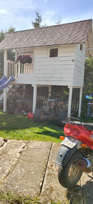 Domek dziecięcy drewniany duży, solidny