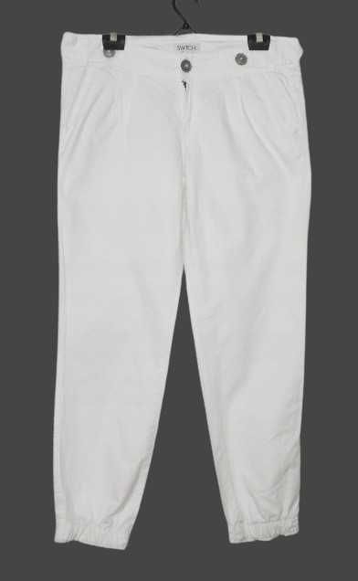Bawełniane spodnie cygaretki rozmiar M | 102O