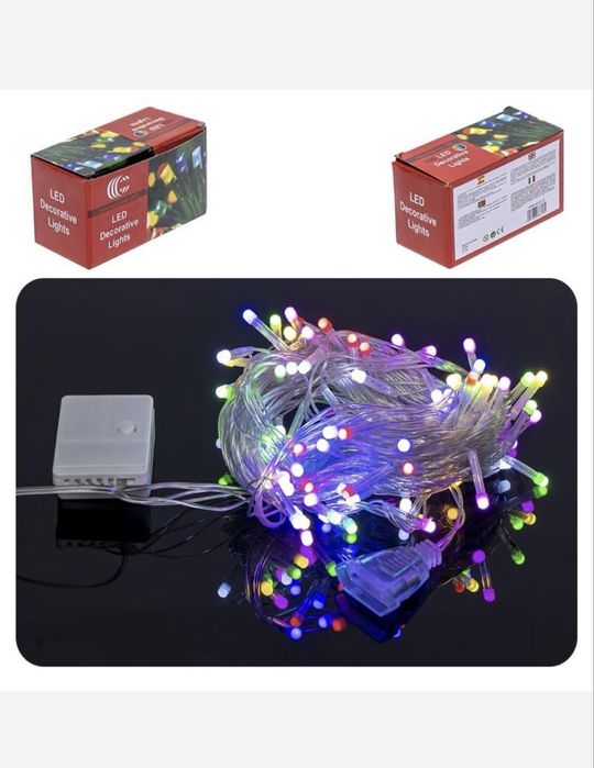 Гірлянда 200 лампочок кольорова