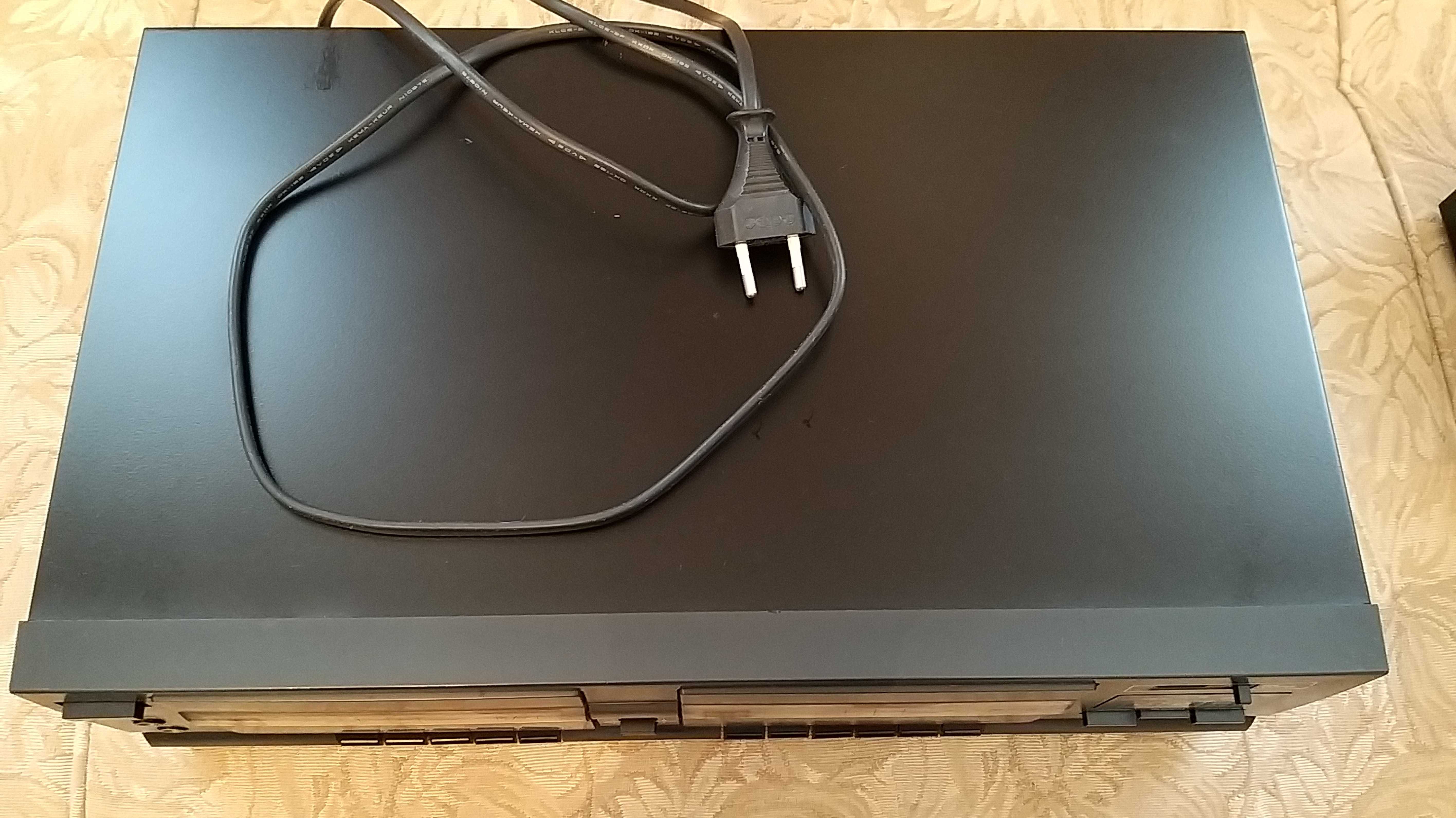 leitor TENSAI Stereo Double Cassete Tape Deck PTFL3500