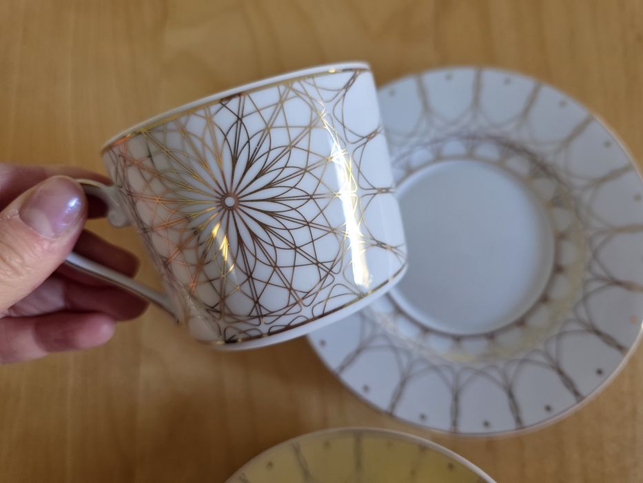 Dwie filiżanki Ćmielów Chodzież Jenny Solaris