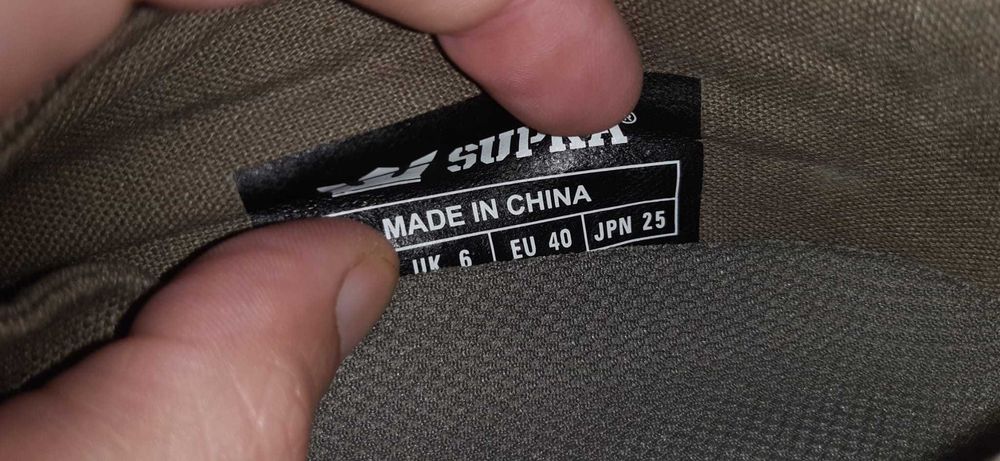 Sapatilhas Supra Olive - Novas!