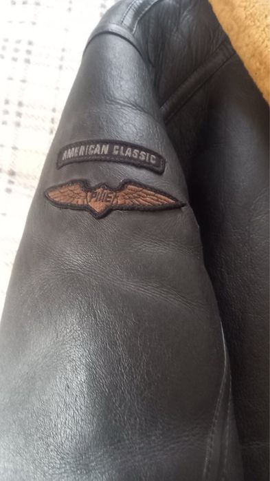 Шкіряна куртка Пілот В-3