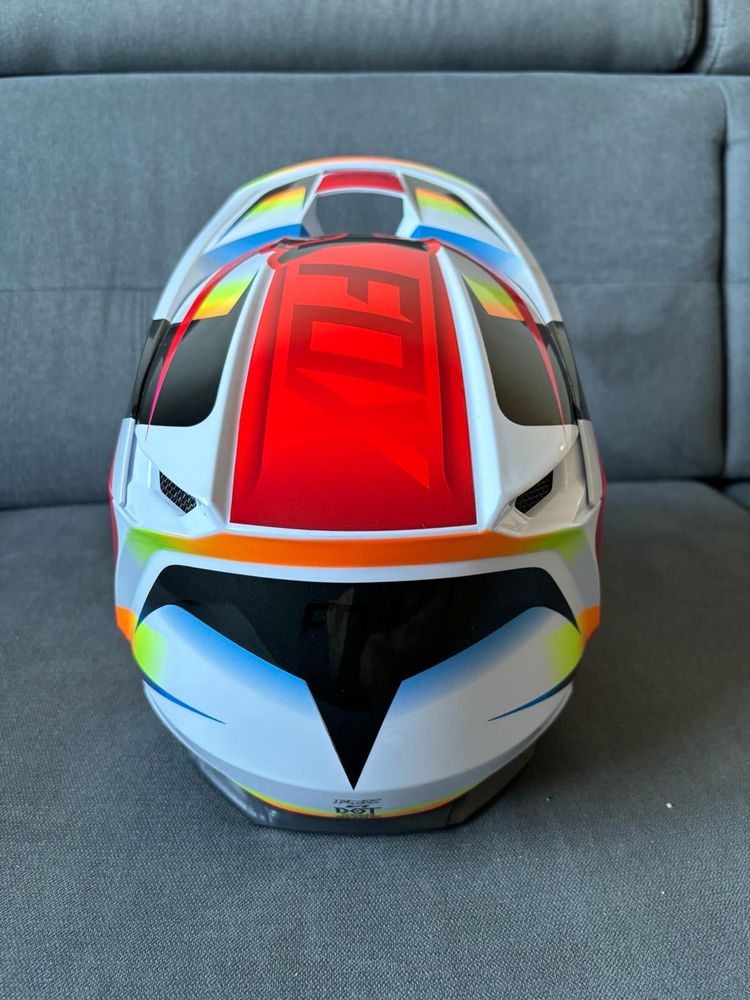 FOX V1 Motif  Kask motocyklowy cross enduro pitbike YM 49-50