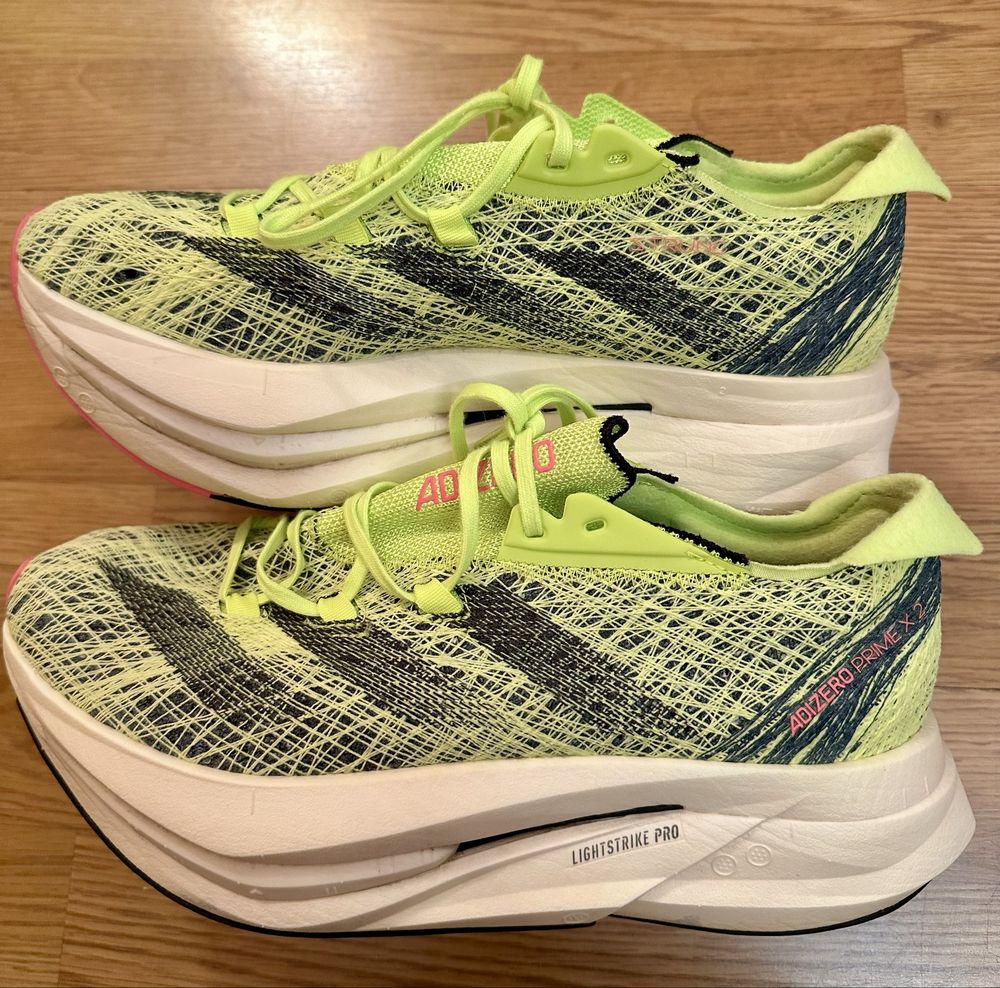 Кросівки бігові ADIDAS adizero prime X 2.0 STRUNG GREEN HP9708