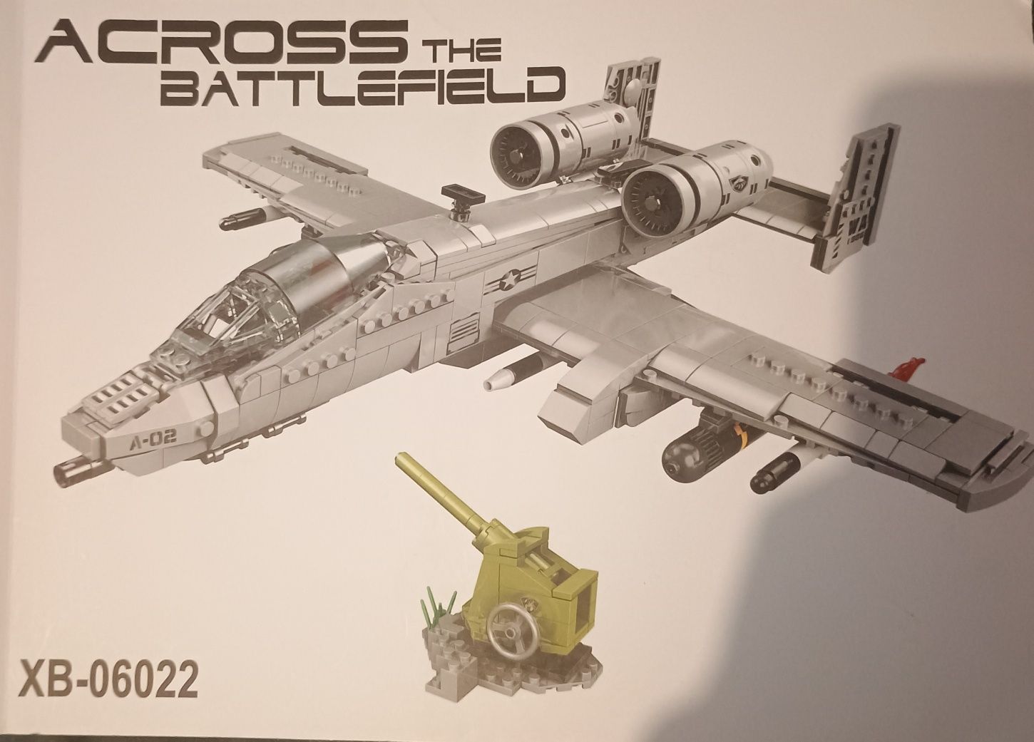 Lego klocki samolot szturmowy US A-10 warthog