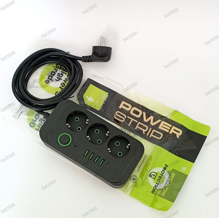 Удлинитель + сетевой фильтр + 4 usb-порта
