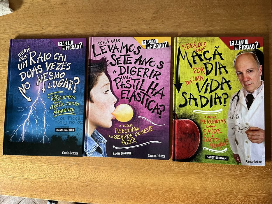 Coleção livros Juvenis Facto ou Ficção
