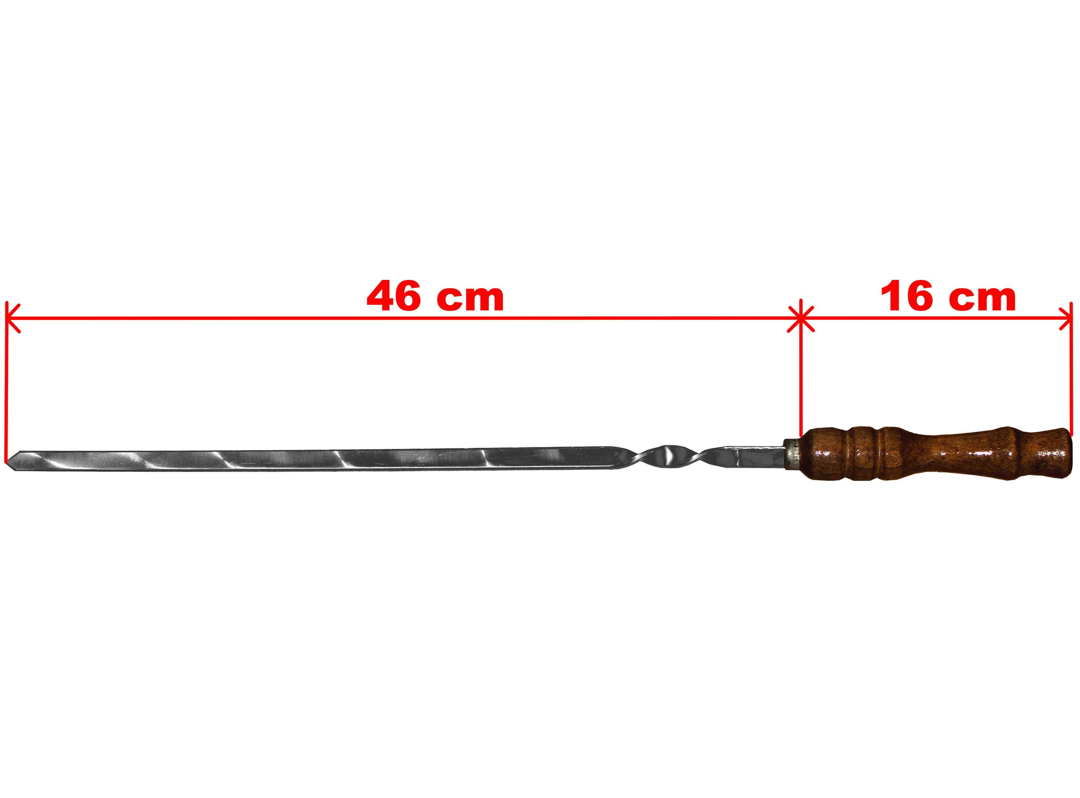 Zestaw 6 szpikulców do grilla 3 mm шампура szampura