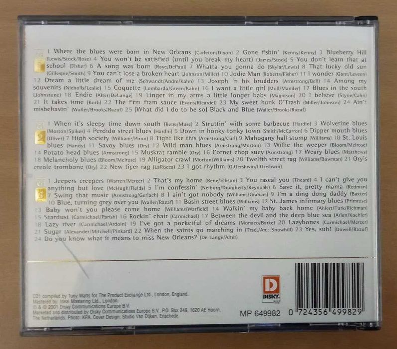 Louis Armstrong - Golden Greats (3 CD), 2001