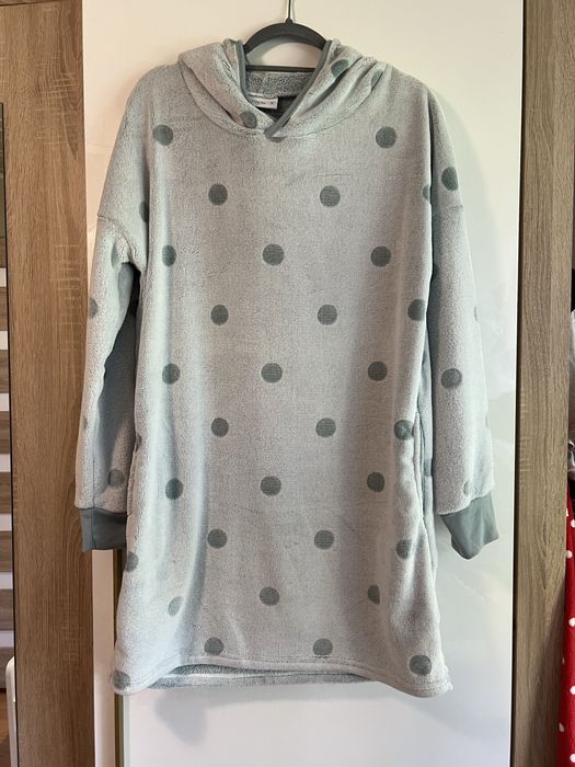 Dluga bluza polarowa szlafrok pizama