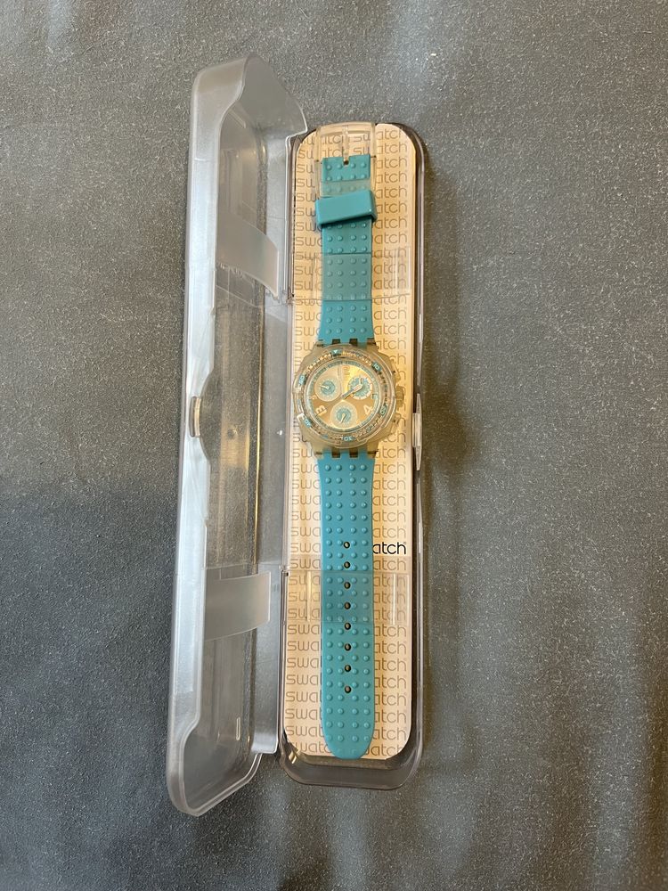 Relógio swatch azul