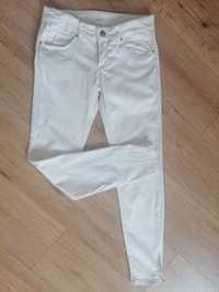Białe spodnie New Yorker 36 zamki