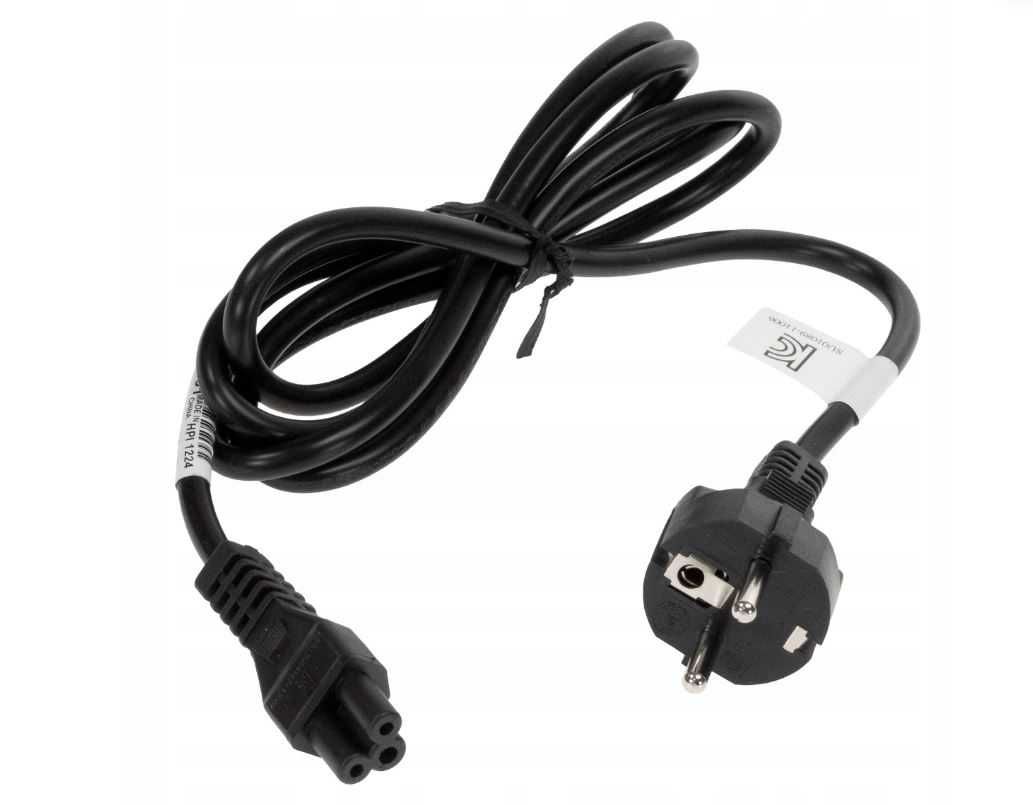 2x Kabel zasilający DELL/HP koniczynka 06GDYJ, 0H718C, HP 213350 /C5