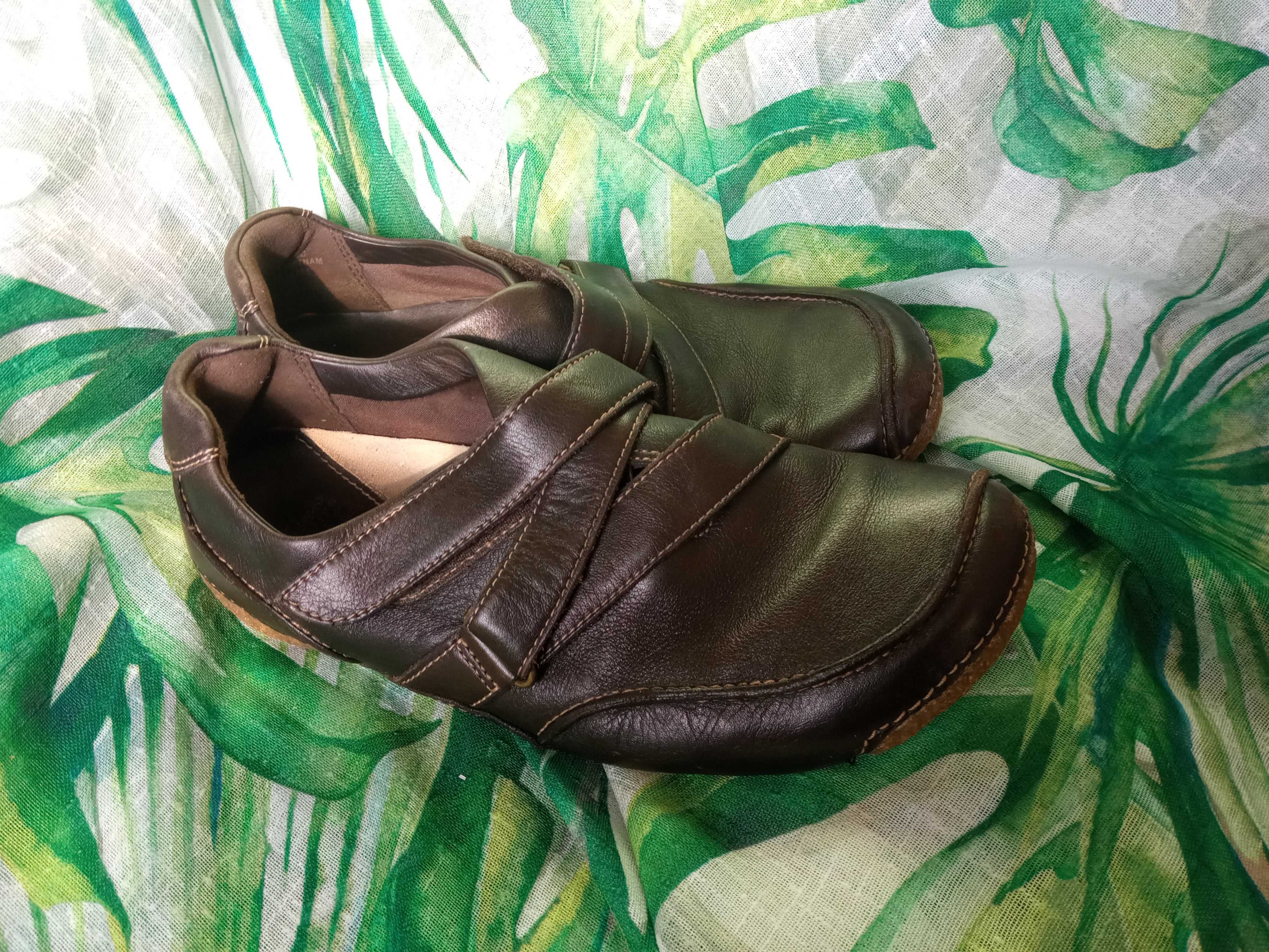 Czółenka buty baleriny Clarks skóra naturalna r.5 (38)