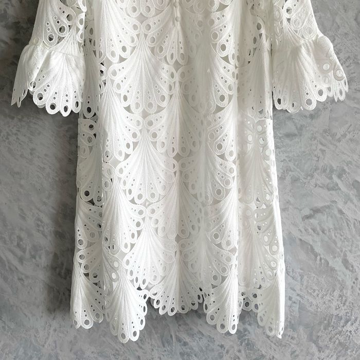 Белое кружевное платье Maje новое