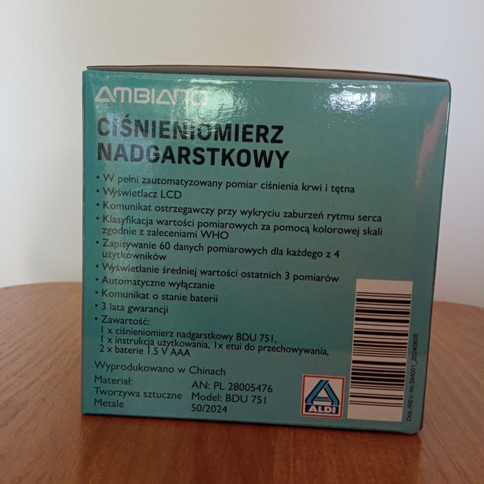 Ciśnieniomierz nadgarstkowy