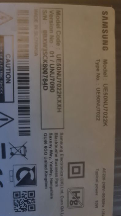 Тв samsung ue50nu7022