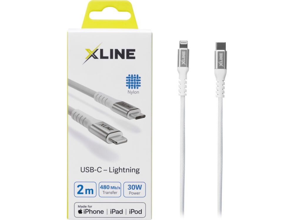 Kabel USB-C - Lightning XLINE 30W 2m