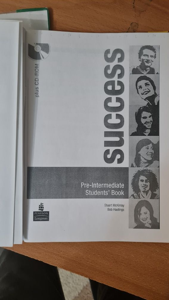 Підручник з англійської Success pre-intermediate Stuart McKinlay Bob H