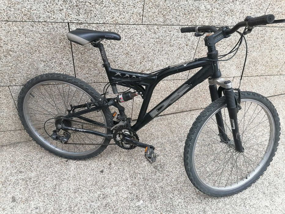 bicicleta btt mtb ds dupla supensão usada