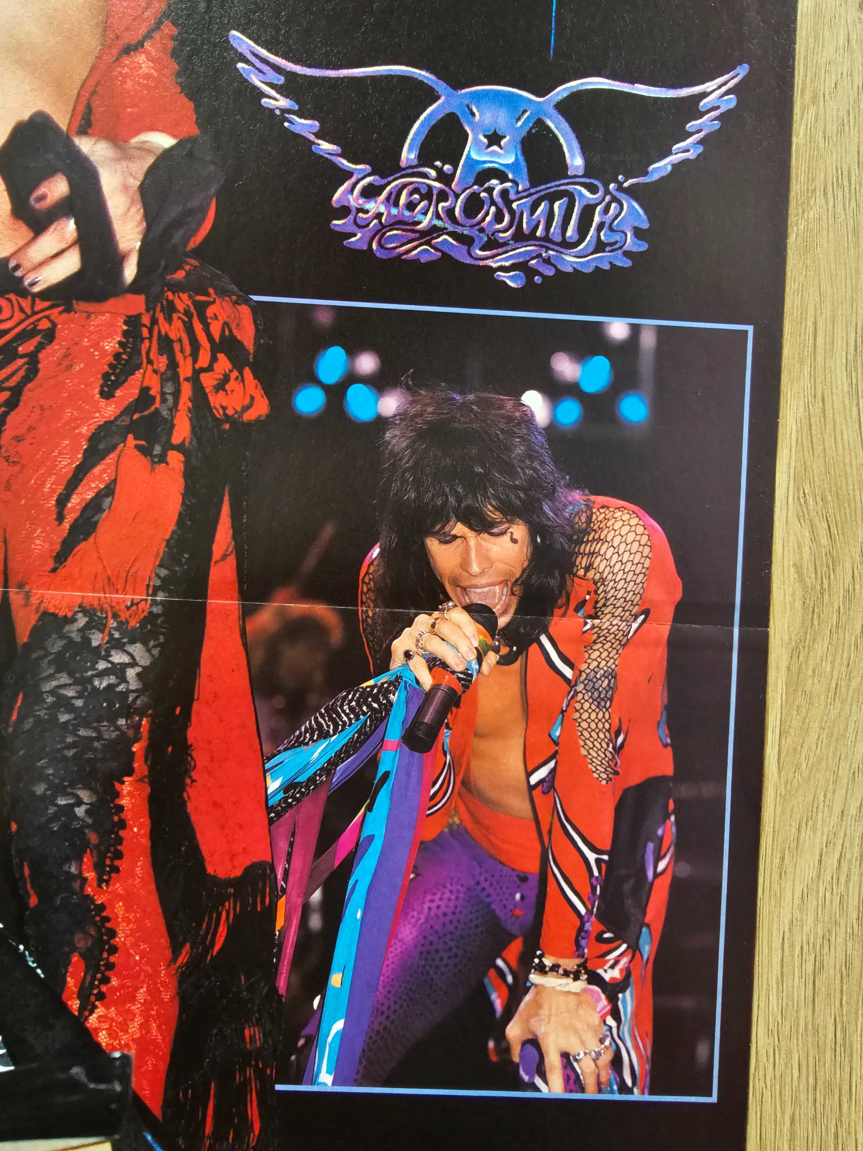 AEROSMITH - Duży plakat z 1992 roku - Format A2 (40 x 55 cm) - NOWY!