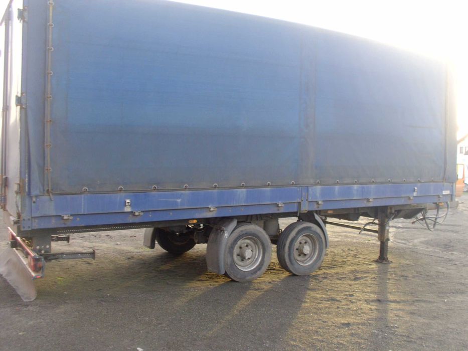 przyczepa ciężarowa tandem plandeka,przej. górny zaczep z niemiec