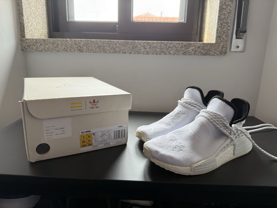 Adidas NMD hu Pharrell Extra Eye White [40]