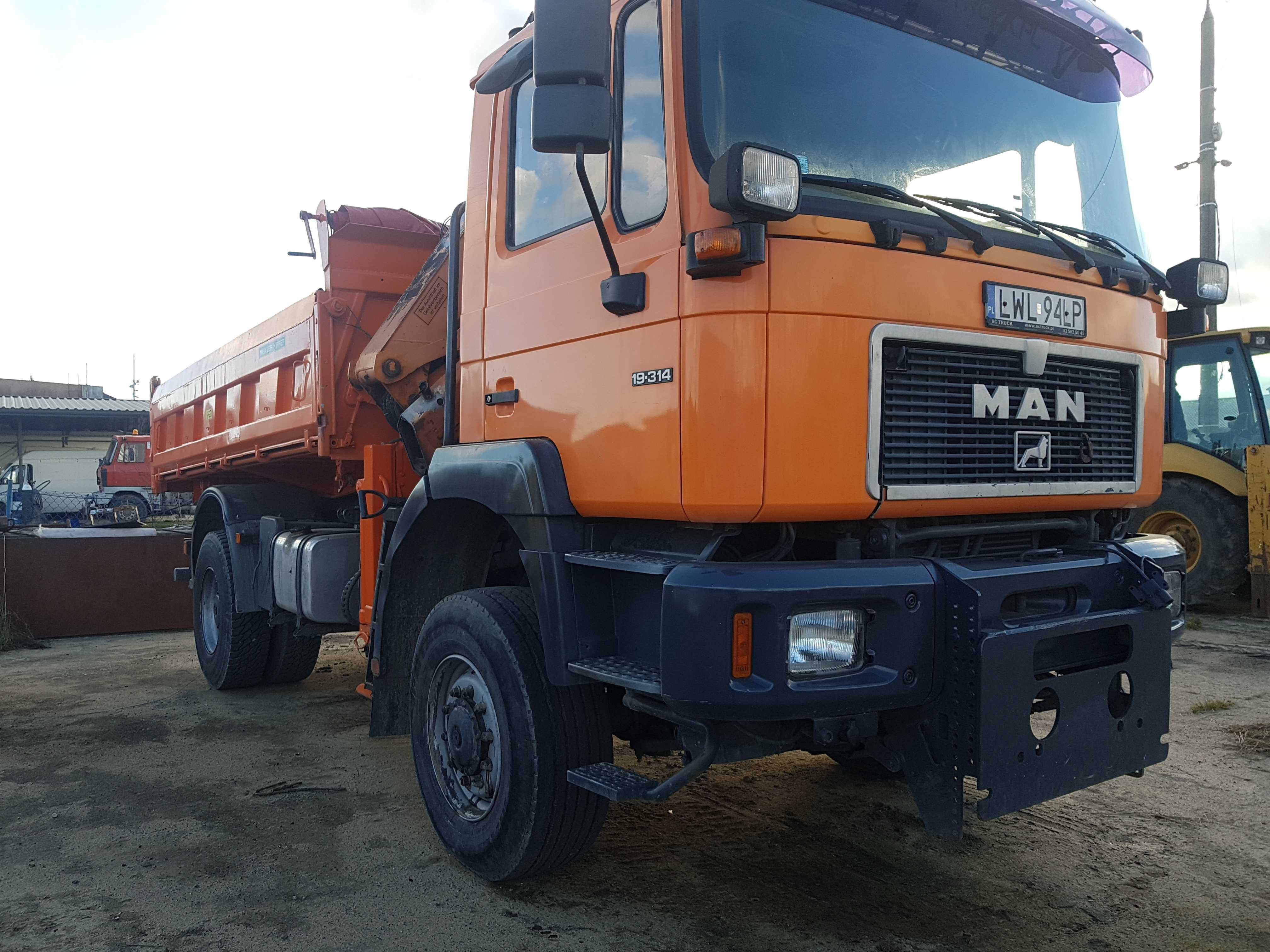 MAN 4x4 19.314 Wywrot Hudroburta HDS