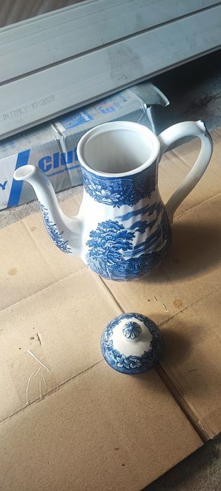 Blue decorativo e cerâmica