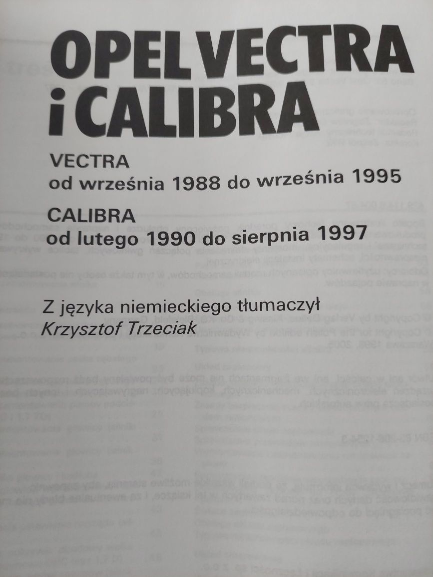 Sam naprawiam Opel Vecta i Calibra