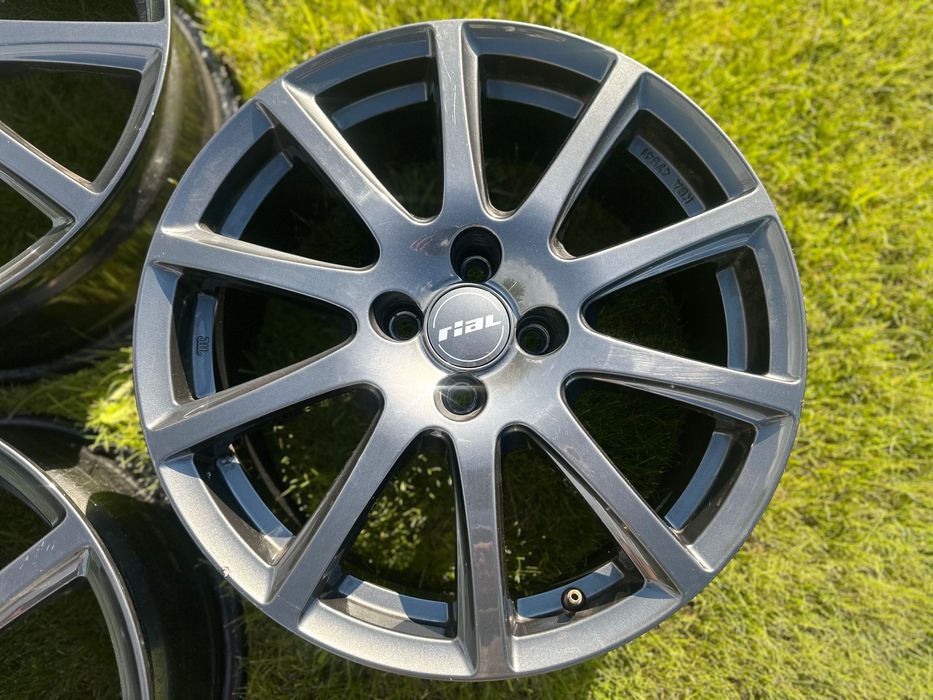 Титанові диски 4 100 R17 RIAL             Grafit Edition